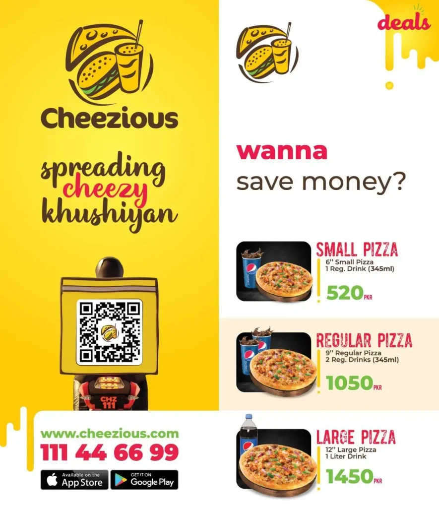 Cheezious Menu